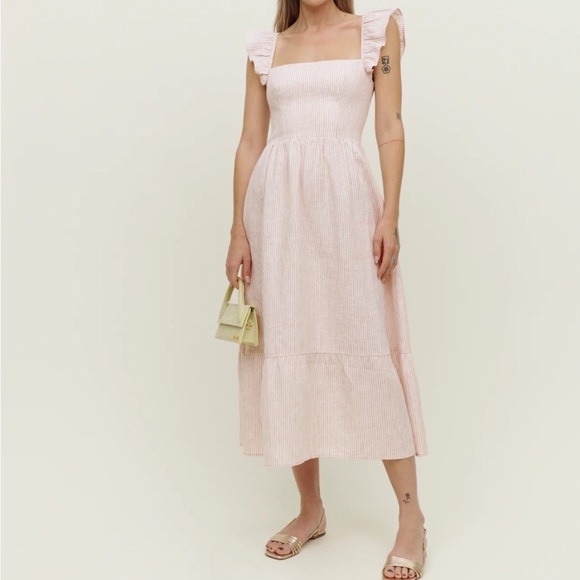 Reformation Dresses & Skirts - Reformation Lucila Linen Dress Size 6